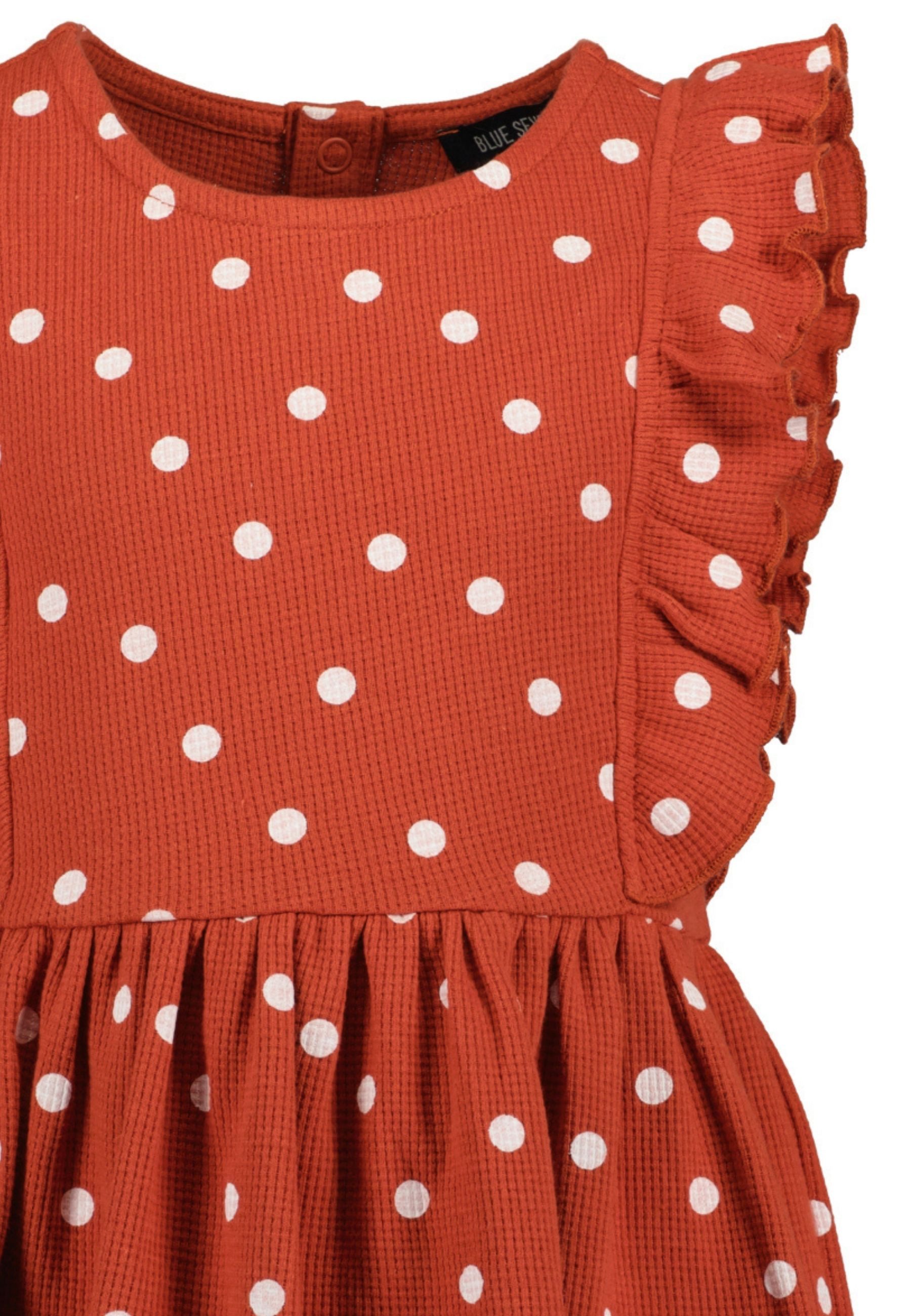 Blue Seven Sommerkleid (1-tlg) mit tollen Volants und mit kleiner Knopfleiste im Rücken