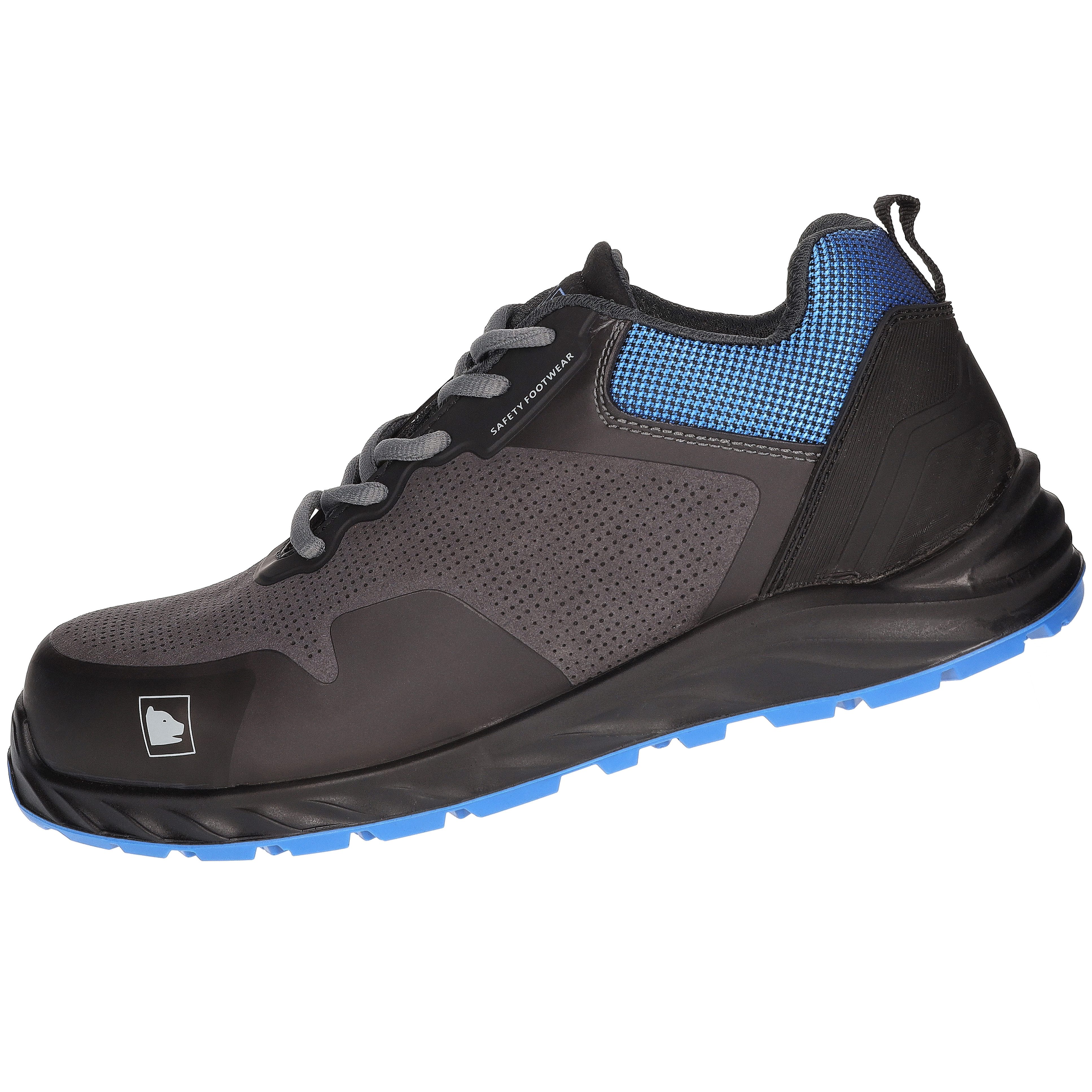 142 ESD Sicherheitsschuhe S3 "Arctos L low", schwarz/blau, Arbeitsschuh