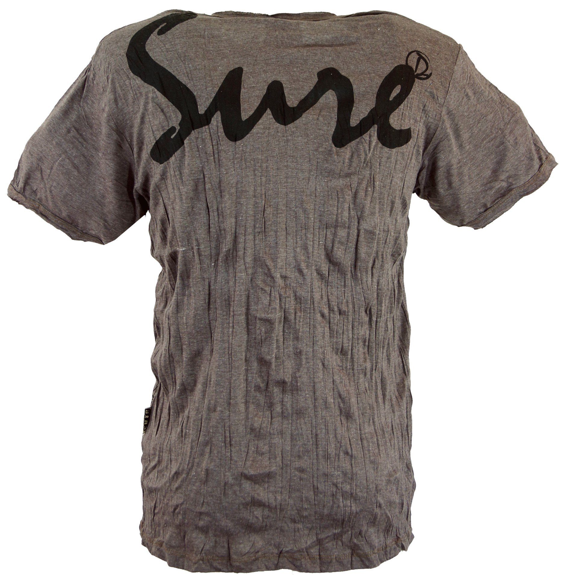 Guru-Shop T-Shirt Sure Herren T-Shirt Happy günstig online kaufen