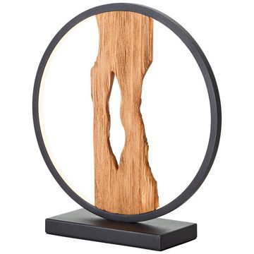 Brilliant Tischleuchte Chaumont LED Tischleuchte Holz 28cm schwarz/holz, Chaumont LED Tischleuchte Holz 28cm schwarz/holz Aluminium/Metall/Holz