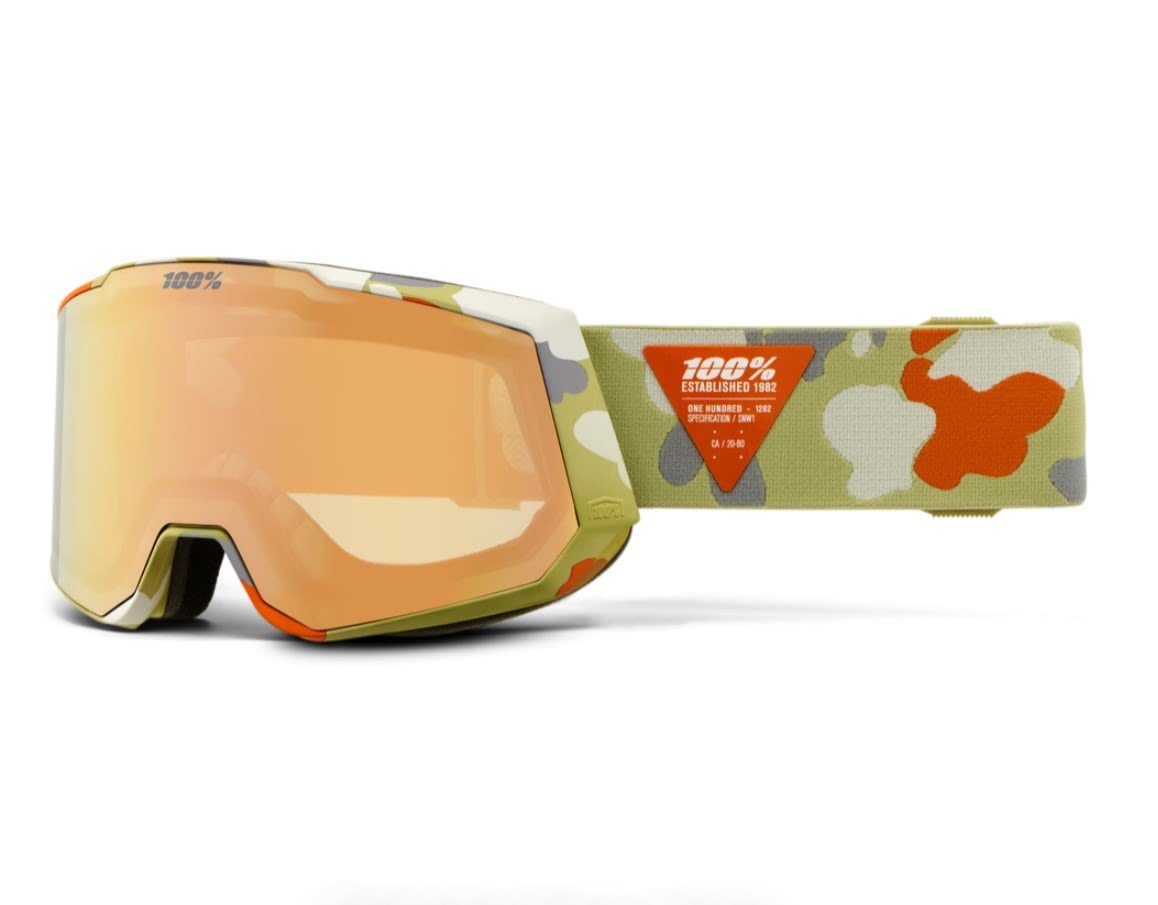 100% Skibrille 100% Snowcraft Xl Hiper Accessoires HiPER Witsec - Copper ML Mirror