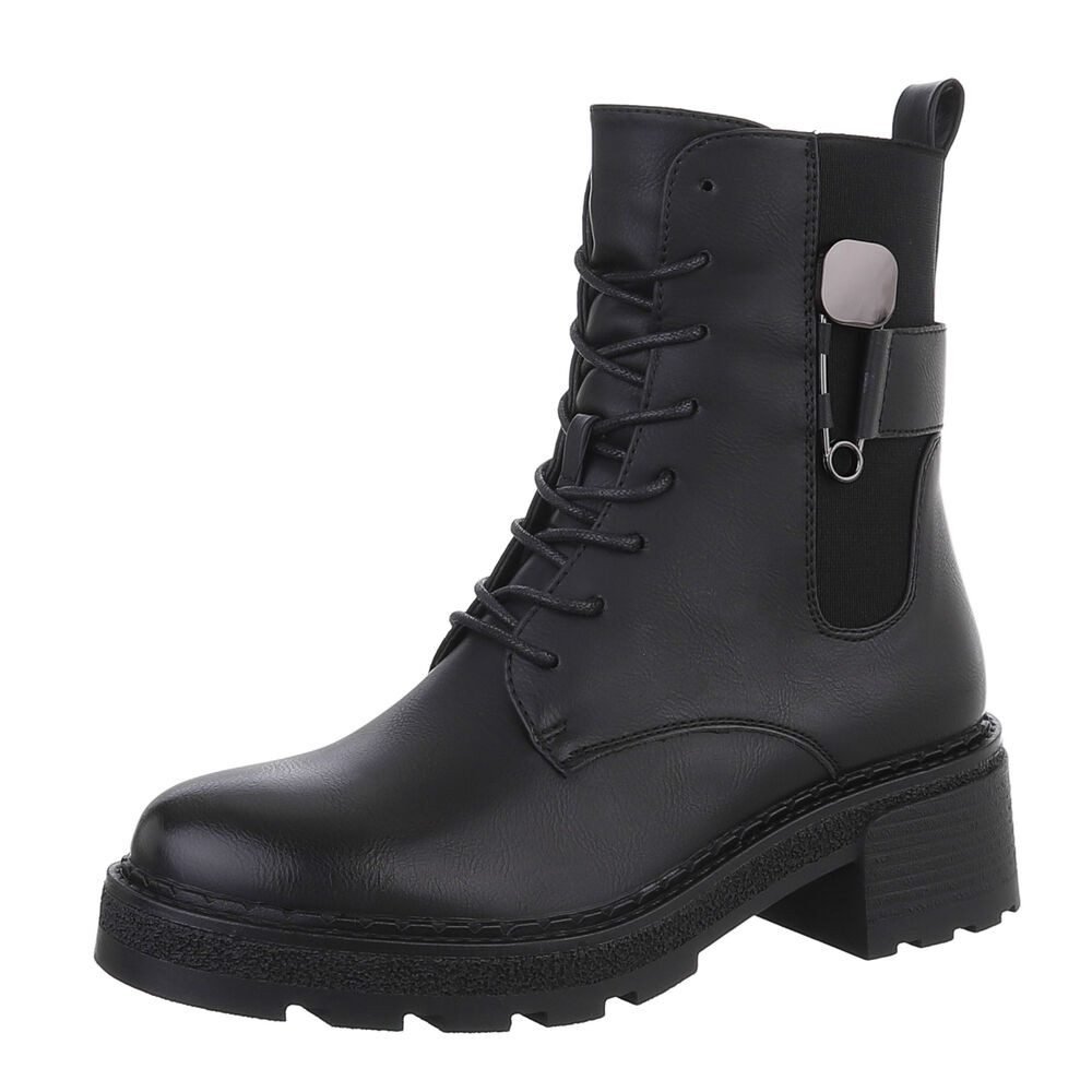 Ital-Design Damen Schnürschuhe Freizeit Schnürstiefelette (87531913) Blocka günstig online kaufen