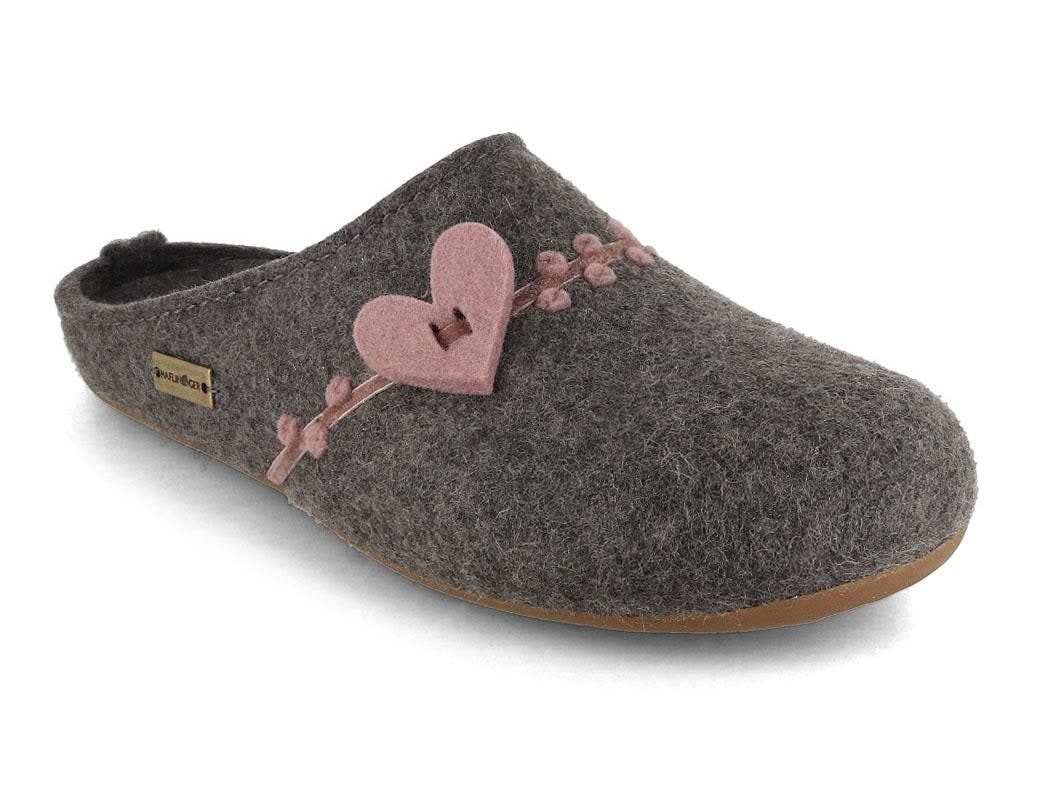Filz-Pantoffel Everest Coeur Hausschuh