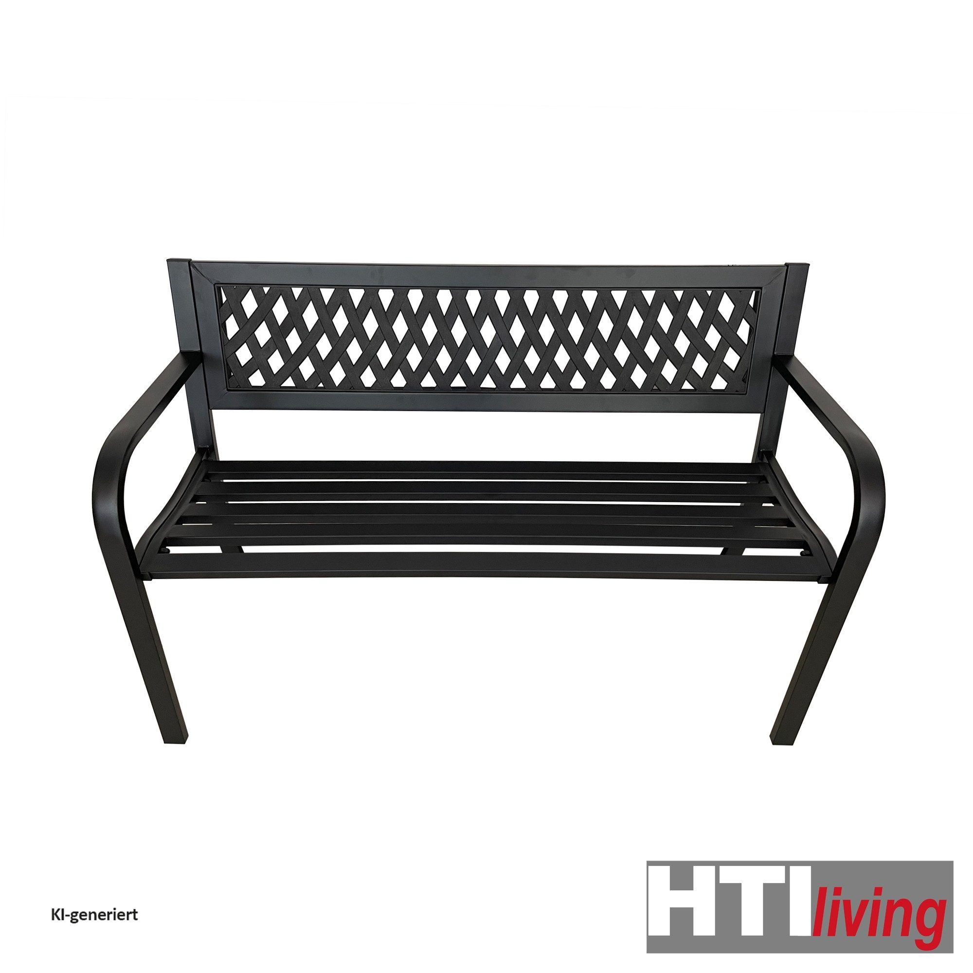 HTI-Living Gartenbank Gartenbank Venera (Stück, 1-St., 1 Gartenbank), Sitzbank Metall