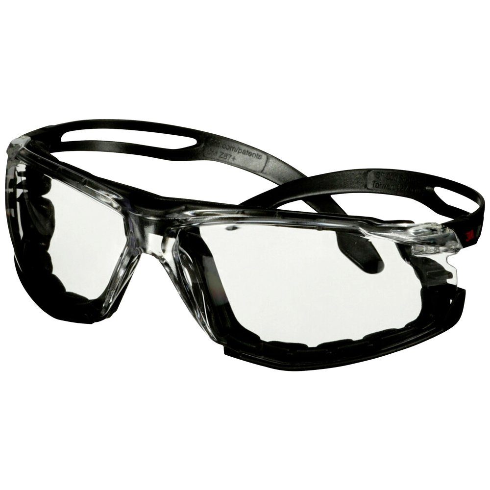 3M Arbeitsschutzbrille 3M SecureFit SF501SGAF-BLK-FM Antibeschlag-Schutz mit Sch Schutzbrille