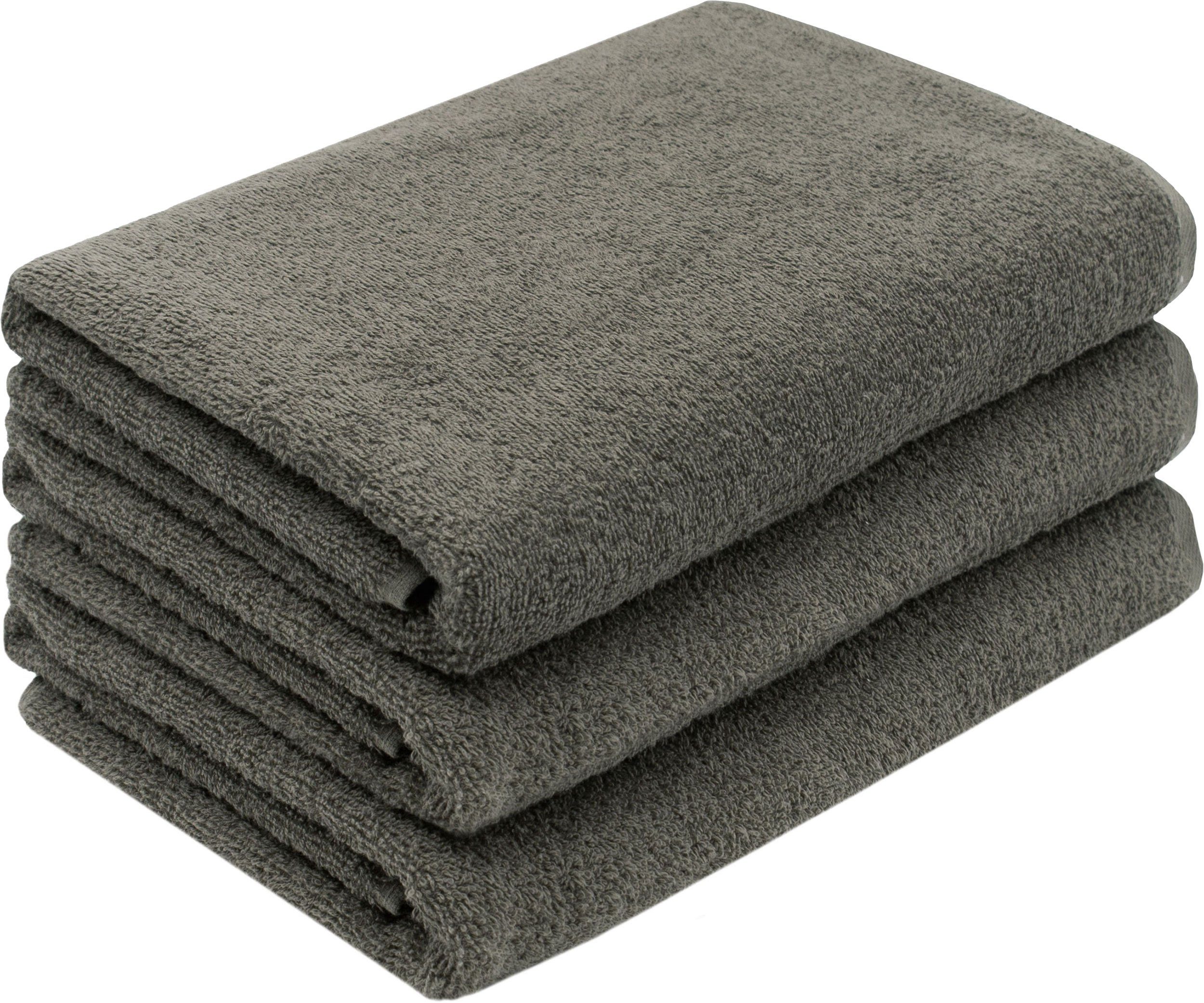 ZOLLNER Duschtücher, Walkfrottier (3-St), 70 x günstig online kaufen
