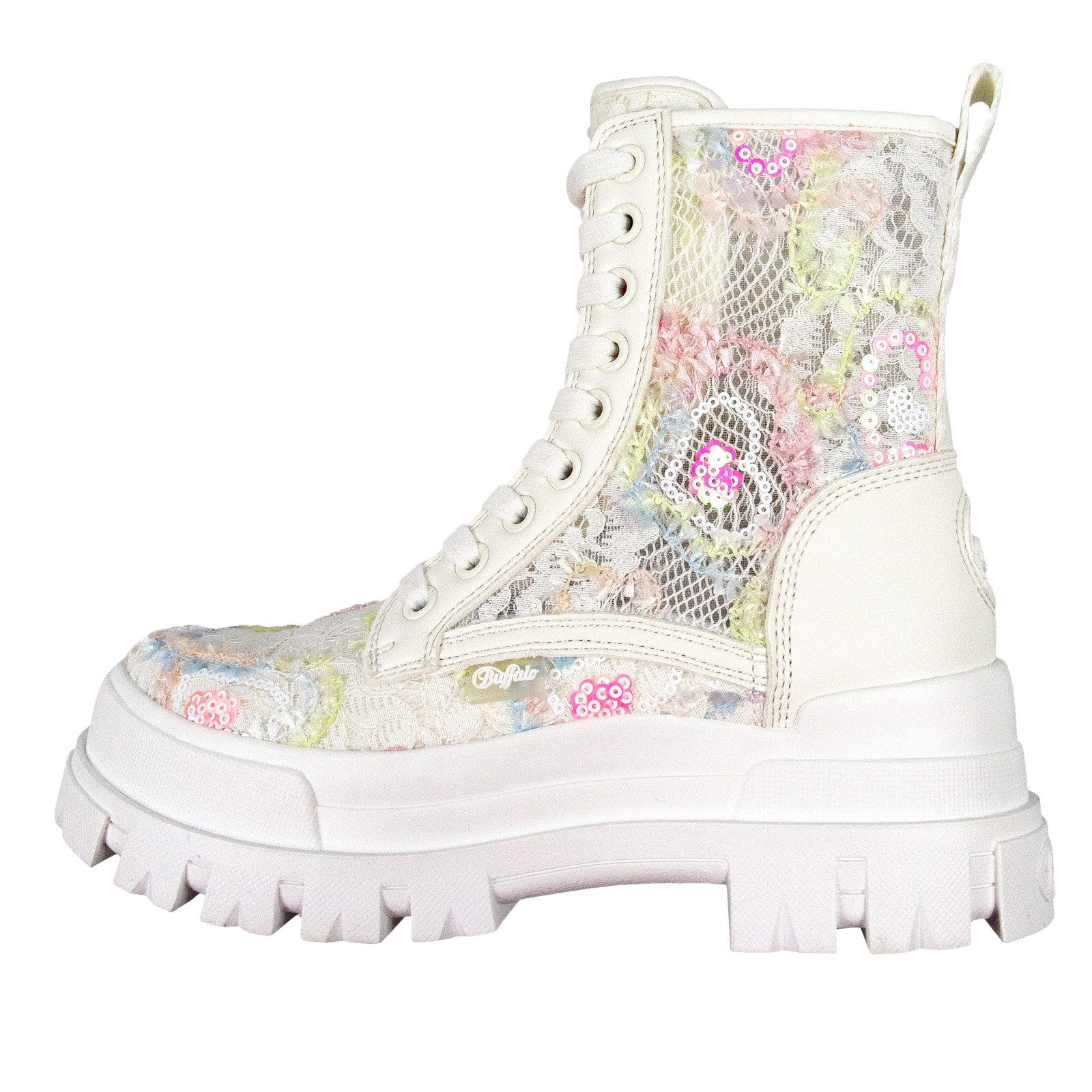 Buffalo Schnürstiefelette "Buffalo Stiefelette Lederimitat" günstig online kaufen