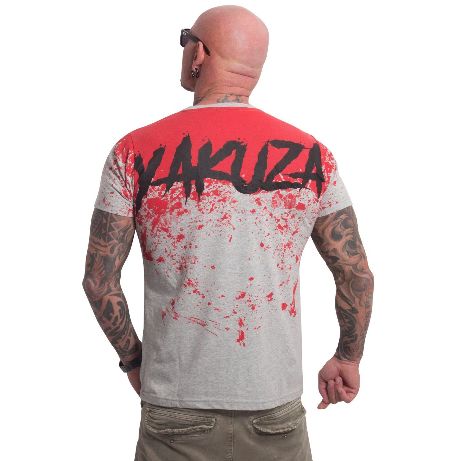 YAKUZA T-Shirt Splash Allover günstig online kaufen