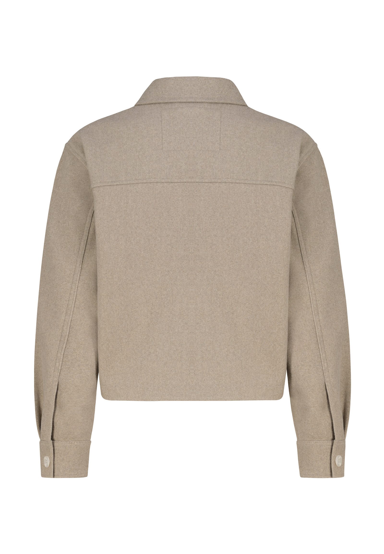 SUBLEVEL Hemdjacke Damen Übergangsjacke mit Umlegekragen Umlegekragen, aufg günstig online kaufen