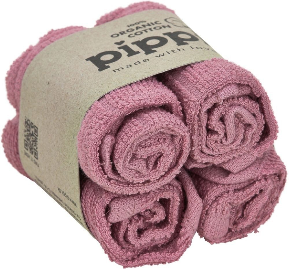 Pippi Babywear Handtücher Organic Facecloth (4-Pack)