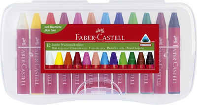 Faber-Castell Archivcontainer FABER-CASTELL Dreikant-Wachsmalkreide Jumbo, 12er Etui