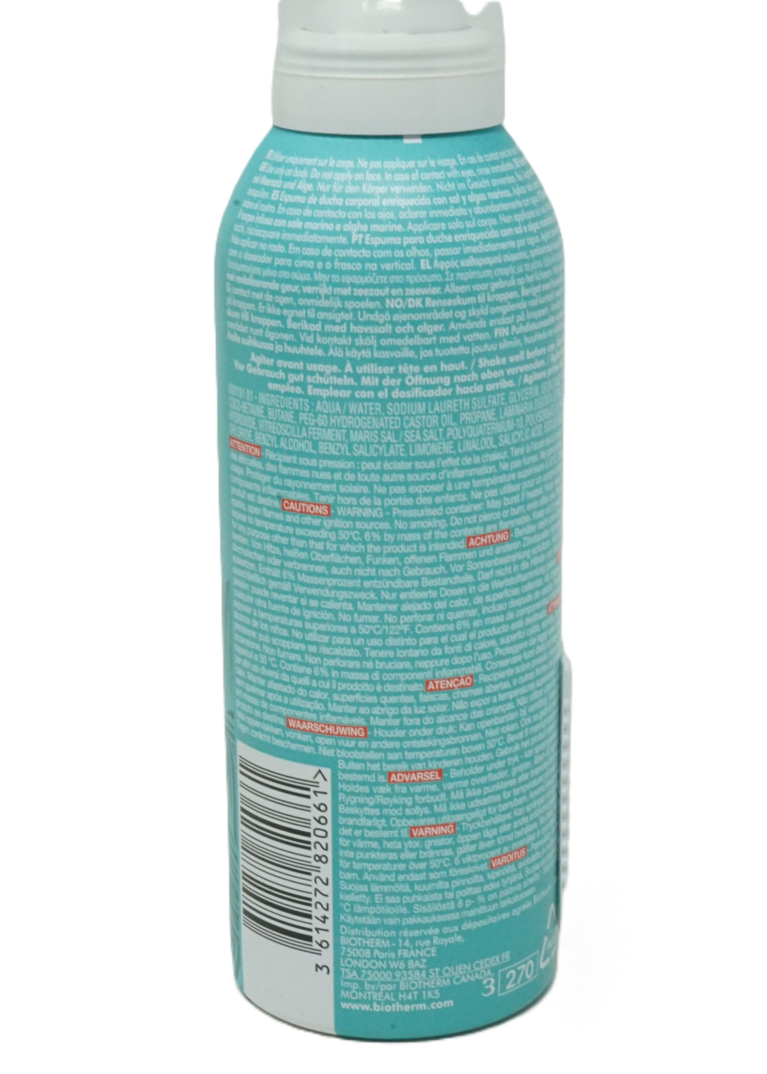 BIOTHERM Badeschaum Biotherm Revitalizing Blend Bath Therapy Body Cleansing Foam 200 ml