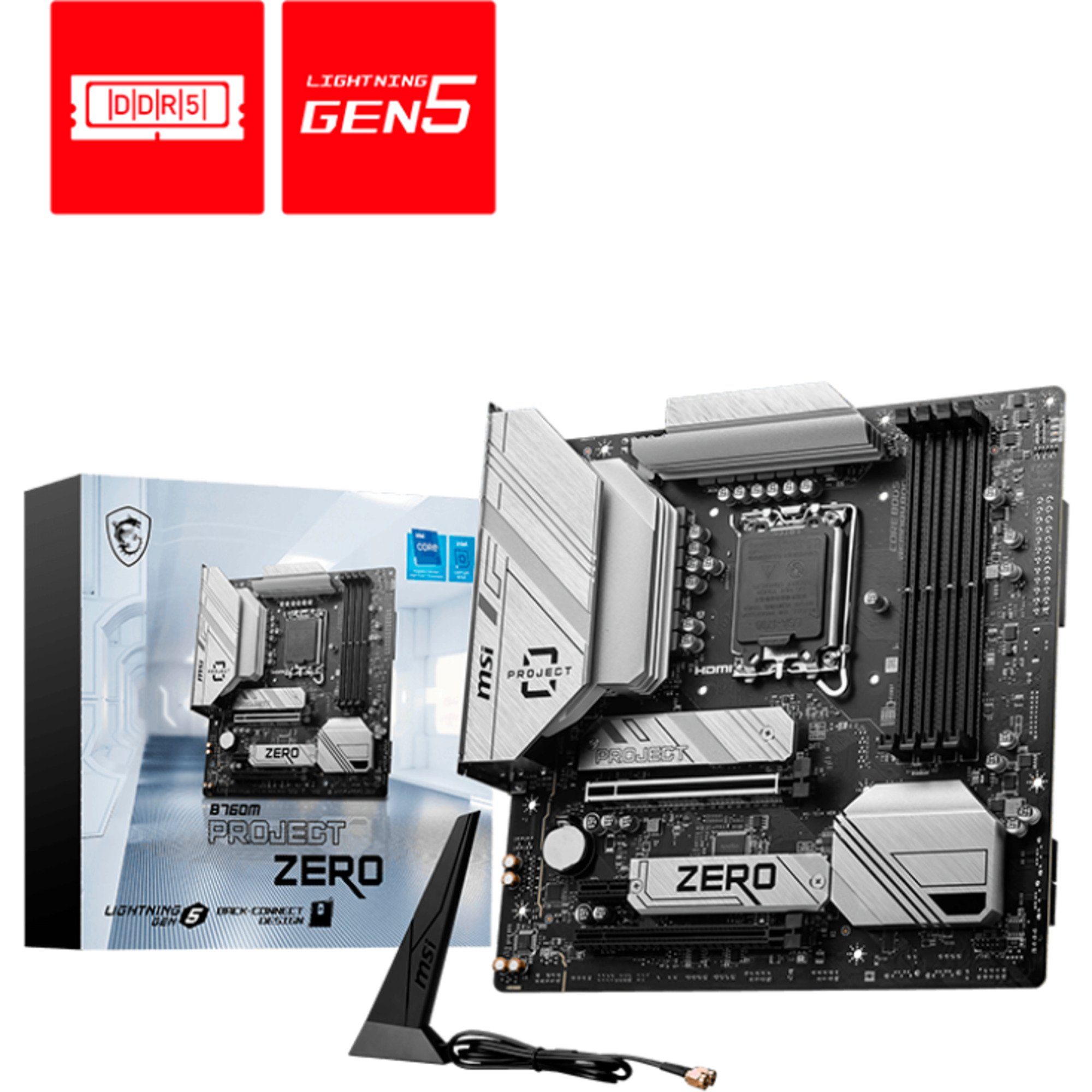 MSI MSI B760M PROJECT ZERO, Mainboard Mainboard
