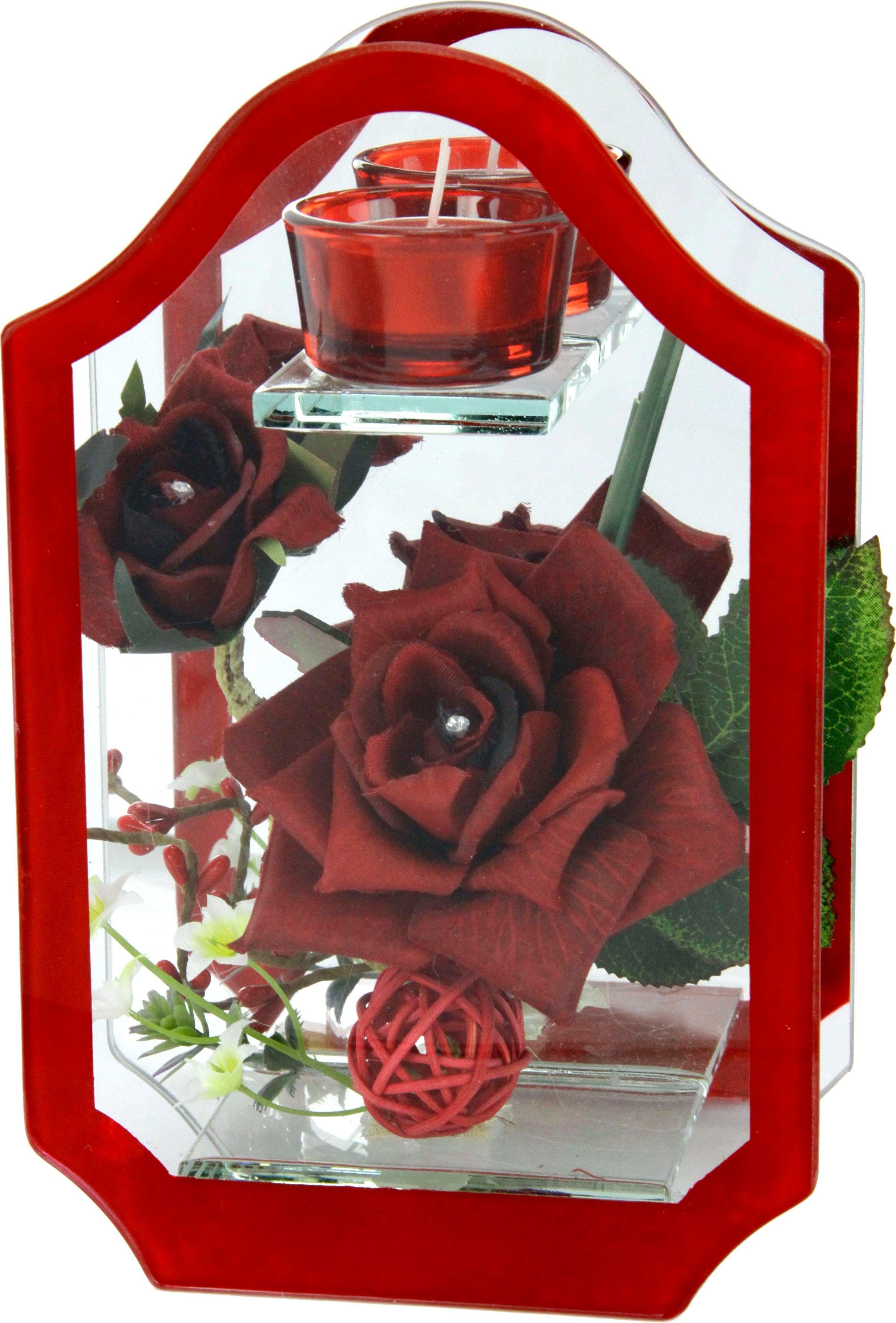 Kunstblume Rose, I.GE.A., Höhe 14 cm günstig online kaufen
