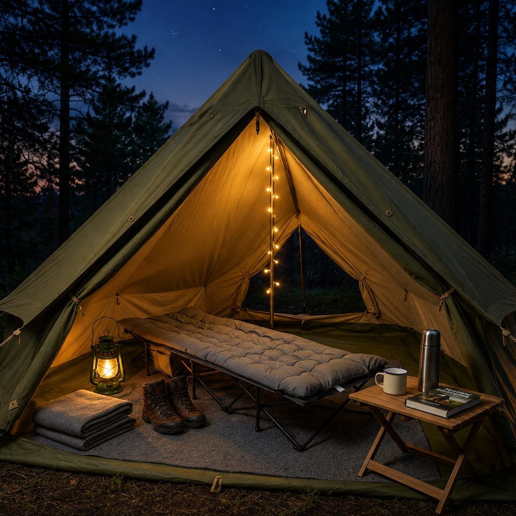 Sekey Klappbett Campingbett Gästebett Klappbar Feldbett mit Matratze, 250KG Belastbar 190cm x 11cm x 30 cm, mit 14 Standbeinen und abnehmbarer Matratze