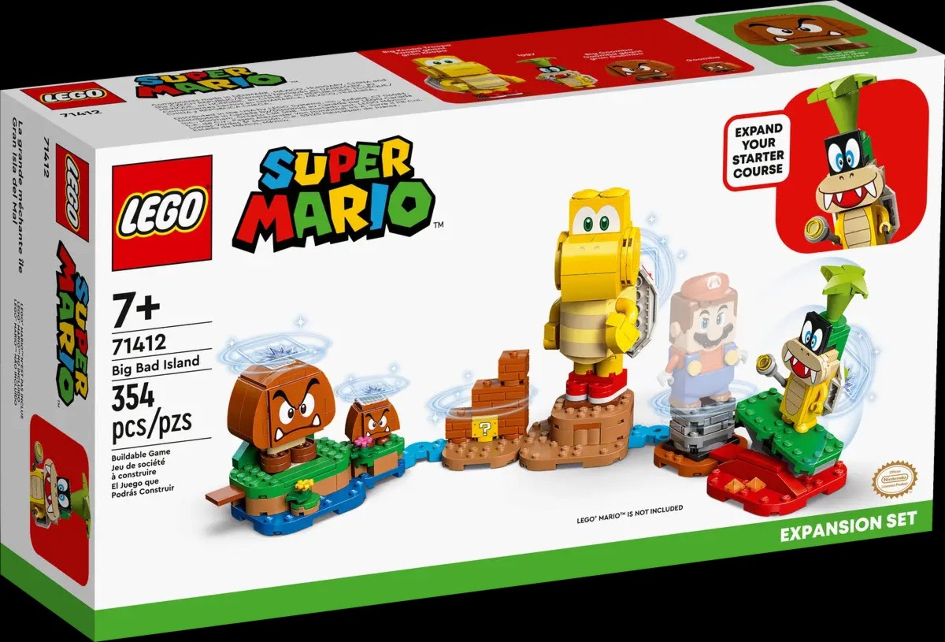 LEGO® LEGO Super Mario 71412 Garstiges Maxi-Eiland – Erweiterungsset Konstruktions-Spielset