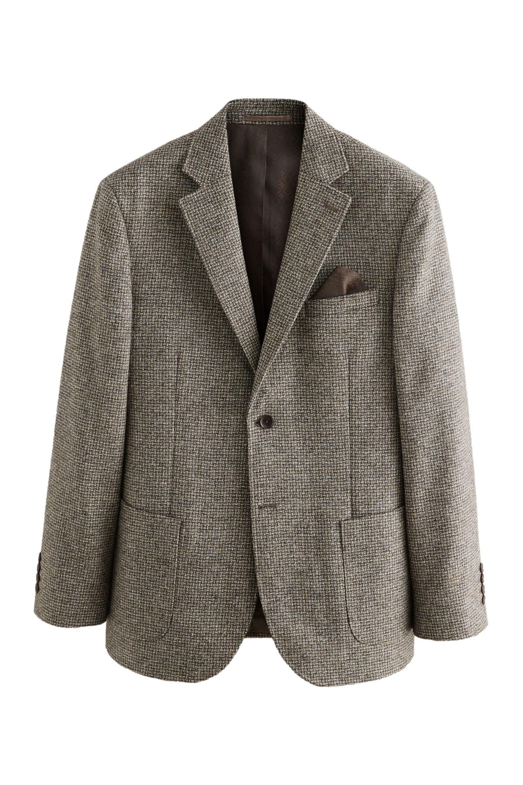 Next Jackenblazer Strukturiertes Signature Sakko, British Moon Wolle (1-tlg)