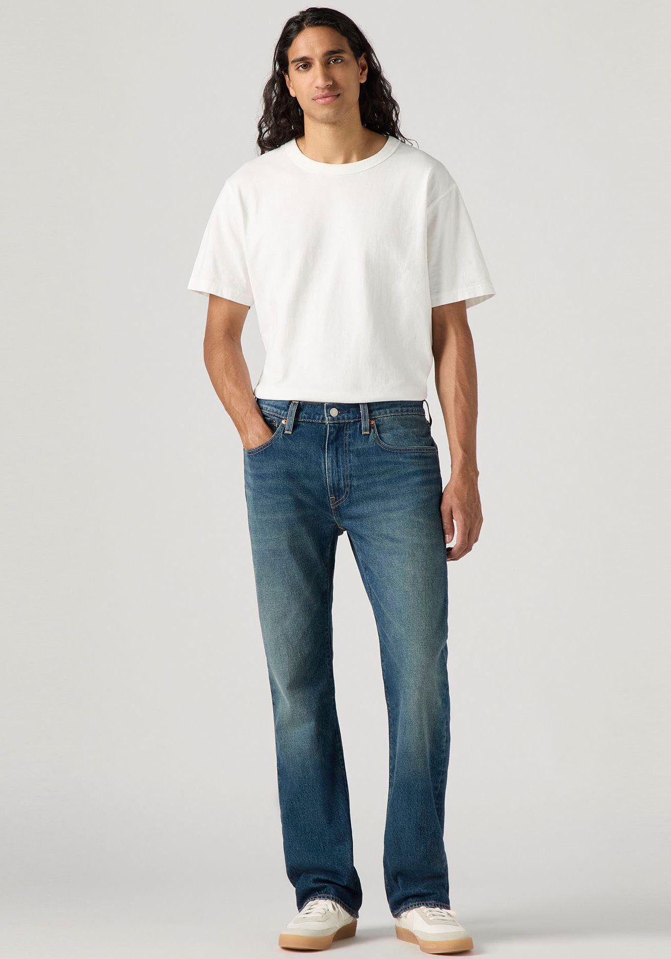 Levi's® Bootcut-Jeans 527 SLIM BOOT CUT in cleaner Waschung günstig online kaufen