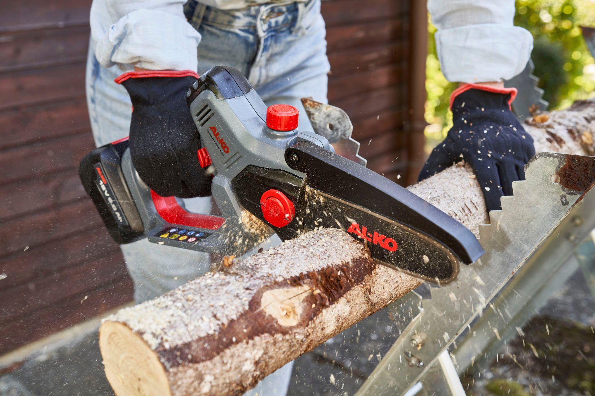 AL-KO Akku-Kettensäge CSM 1815, 15 cm Schwertlänge, ohne Akku und Ladegerät günstig online kaufen