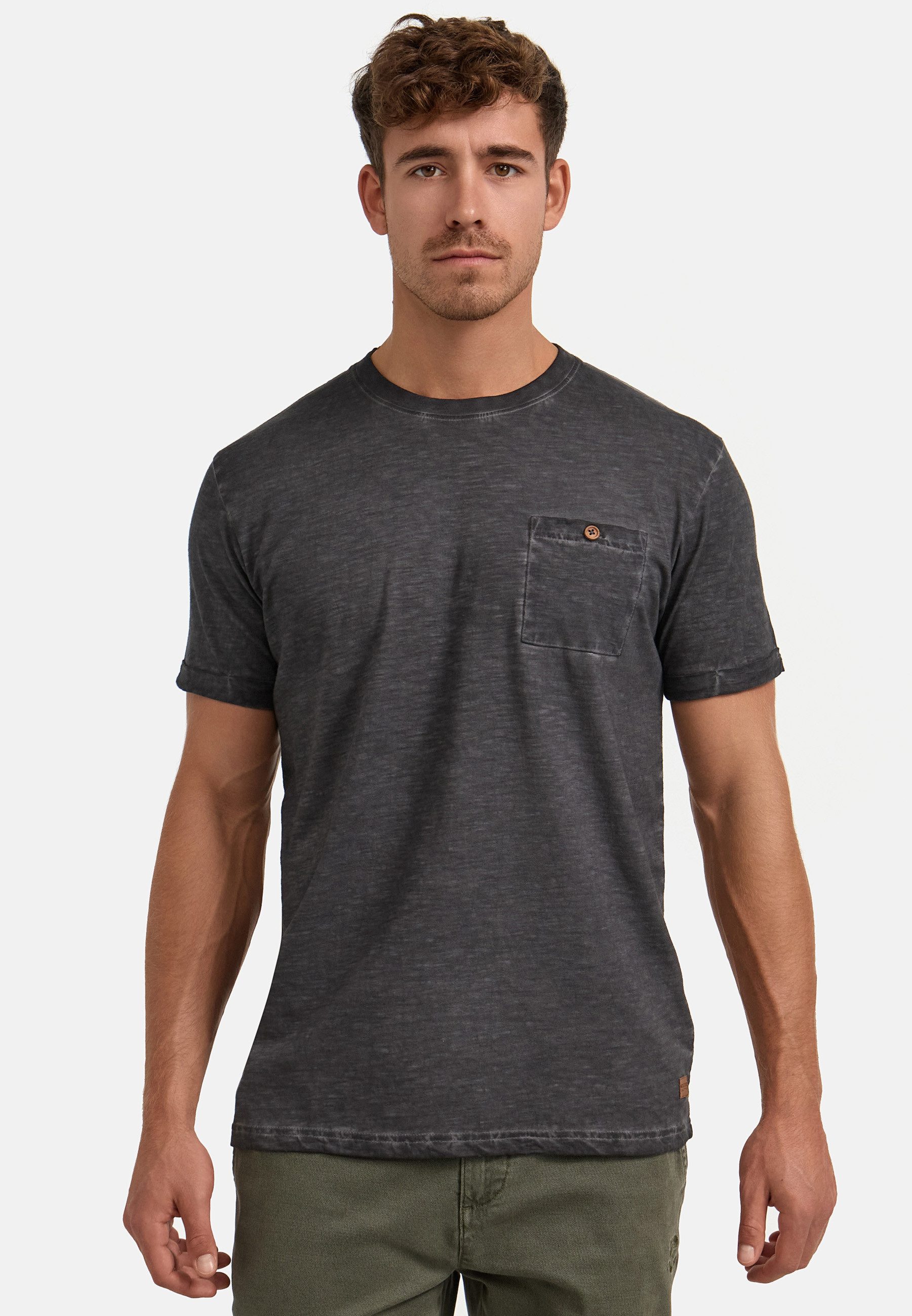 Indicode T-Shirt INKilmon T-Shirt mit Rundhals-Ausschnitt günstig online kaufen