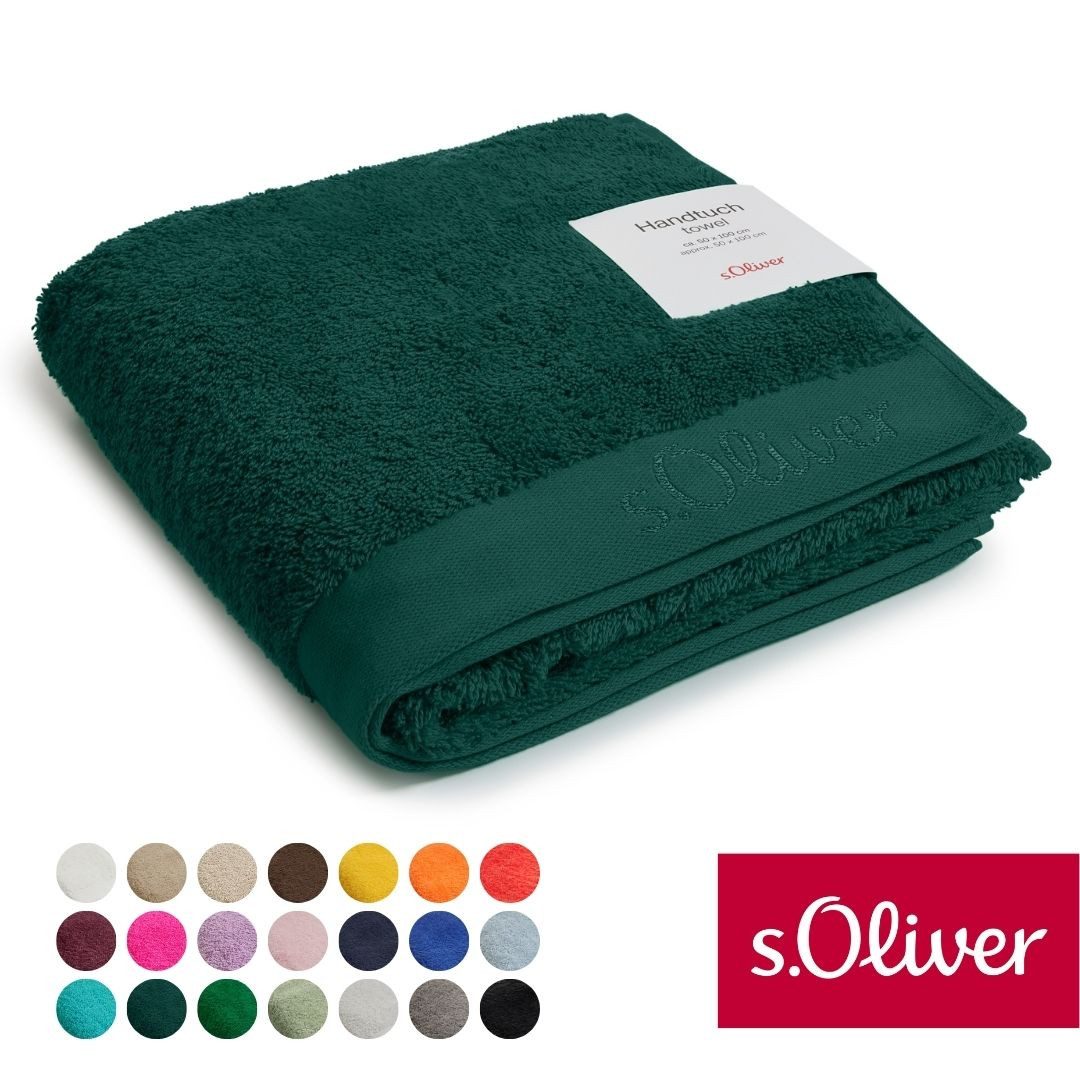 s.Oliver Handtuch s.Oliver, Premium Qualität, 600 gr/m², auch als Sets erhältlich, Walkfrottier (1-St), große Farbauswahl, auch als Duschtuch, Waschhandschuh, Gästetuch