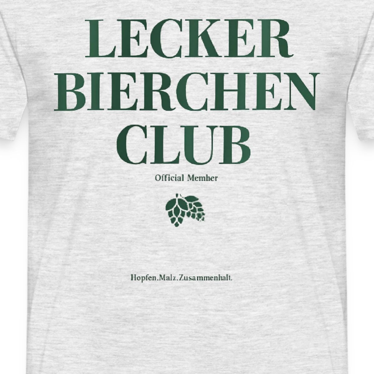 Spreadshirt T-Shirt Lecker Bierchen Club Official Member Männer T-Shirt (1-tlg)