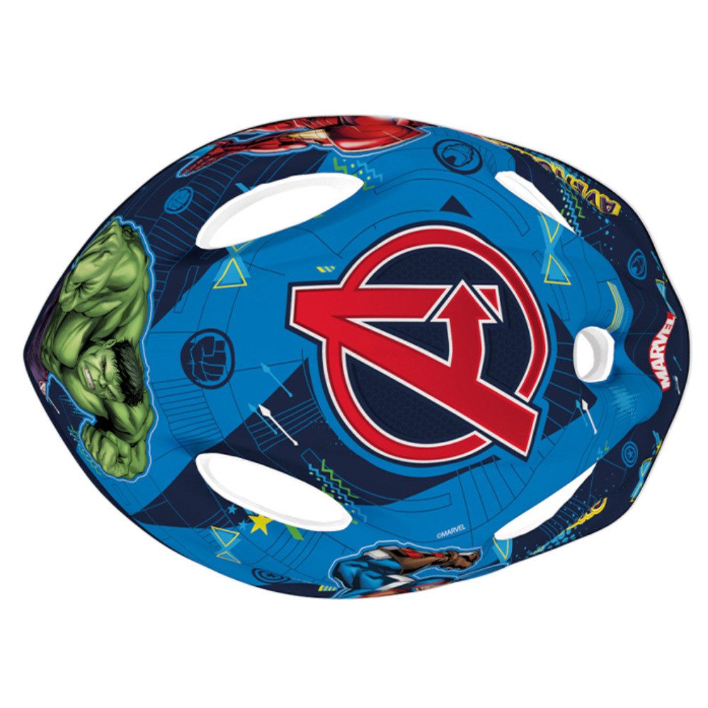 Seven Polska Kinderfahrradhelm Marvel Superhelden "Avengers", verstellbar, 52-56cm, ab ca. 6 Jahre