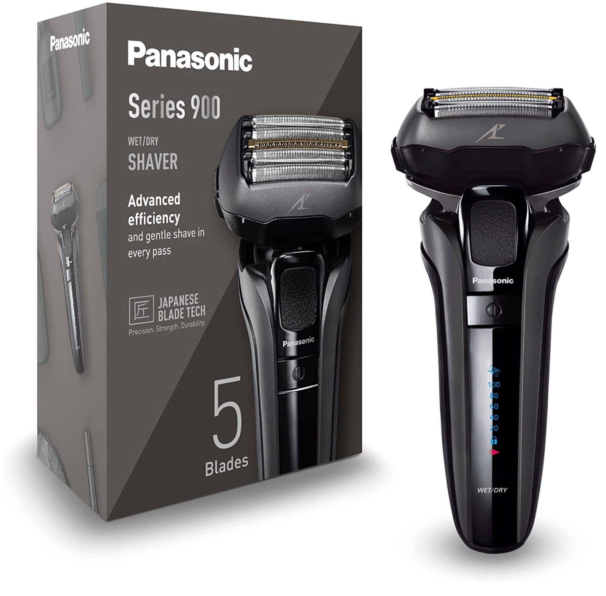 Panasonic Elektrorasierer Series 900 Premium Rasierer ES-LV6U, Langhaartrimmer