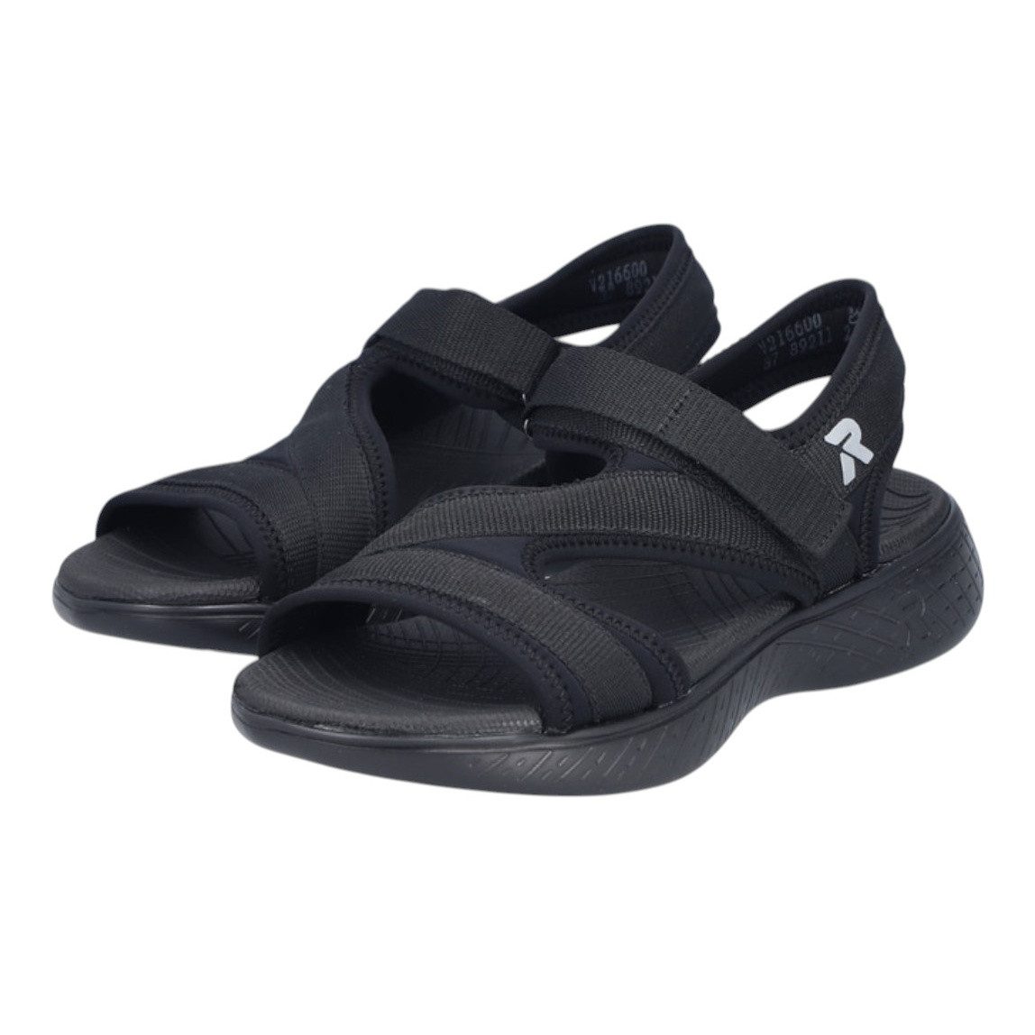 Rieker V2166 schwarz Damen Sandale