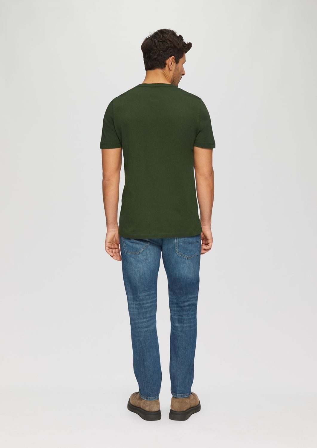s.Oliver T-Shirt mit Logo-Print Rundhals, kurzarm – Bild 4 von 5