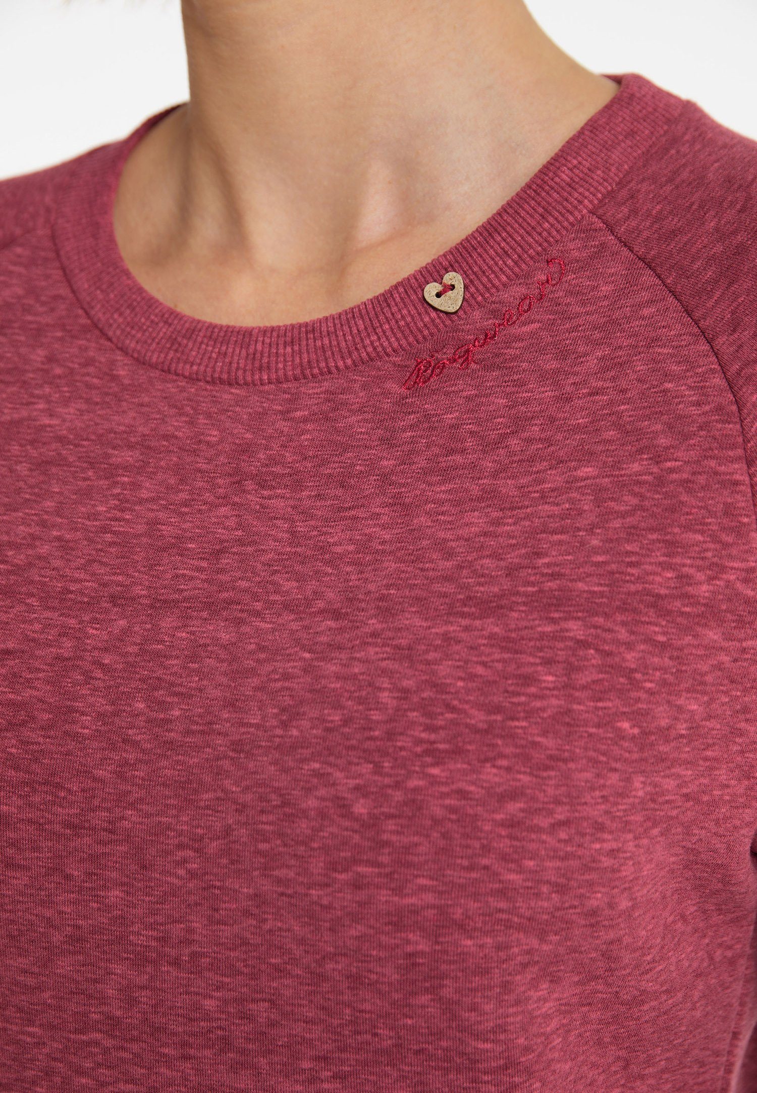 Ragwear Sweatshirt ROSE Mode & JOHANKA Vegane Nachhaltige