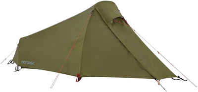 Nordisk Tunnelzelt Svalbard 1 PU Tent Dark Olive, Personen: 1 (Packung, 1 tlg)