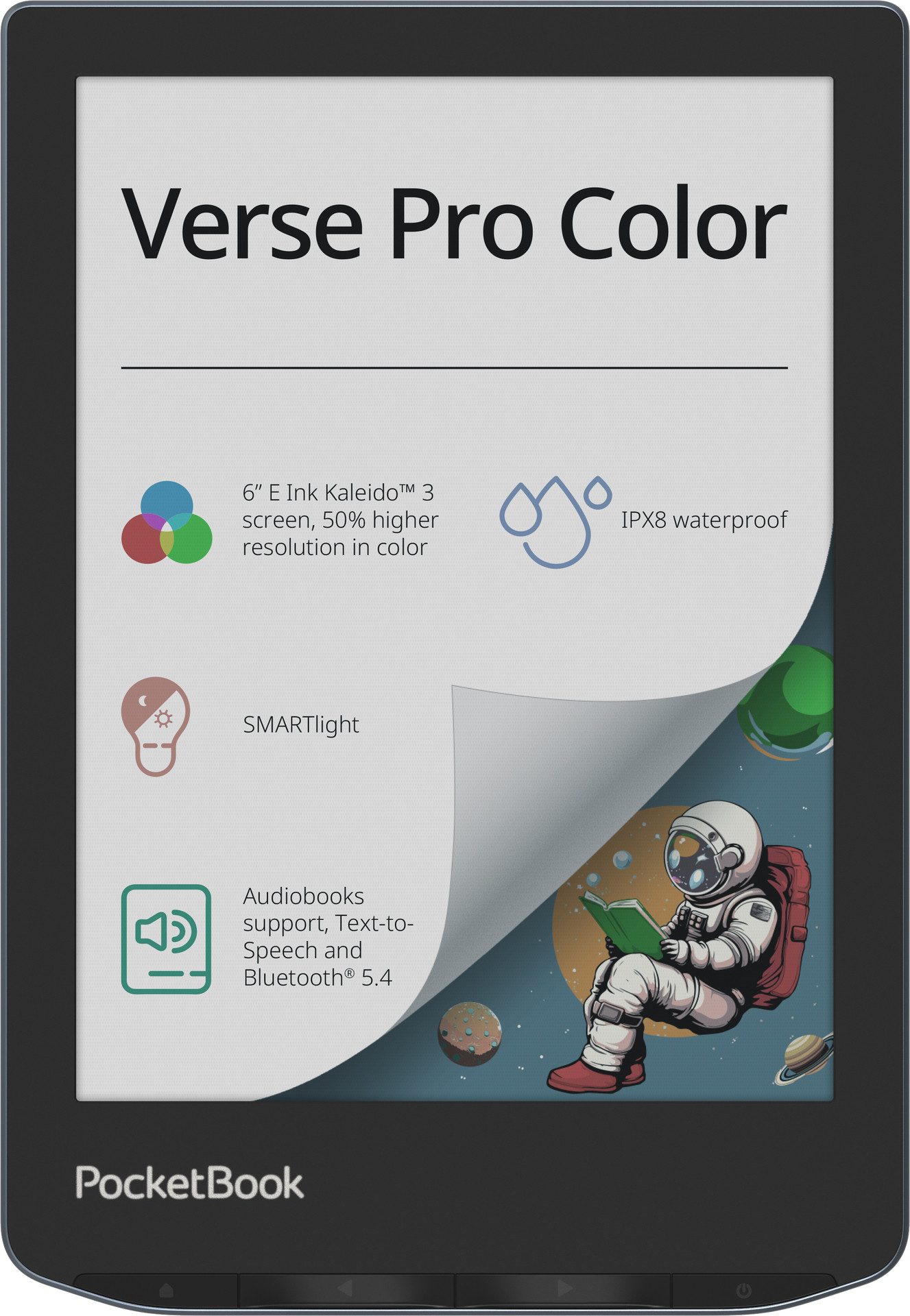 PocketBook Verse Pro Color - DACH-Version E-Book (6", 16 GB, Linux)