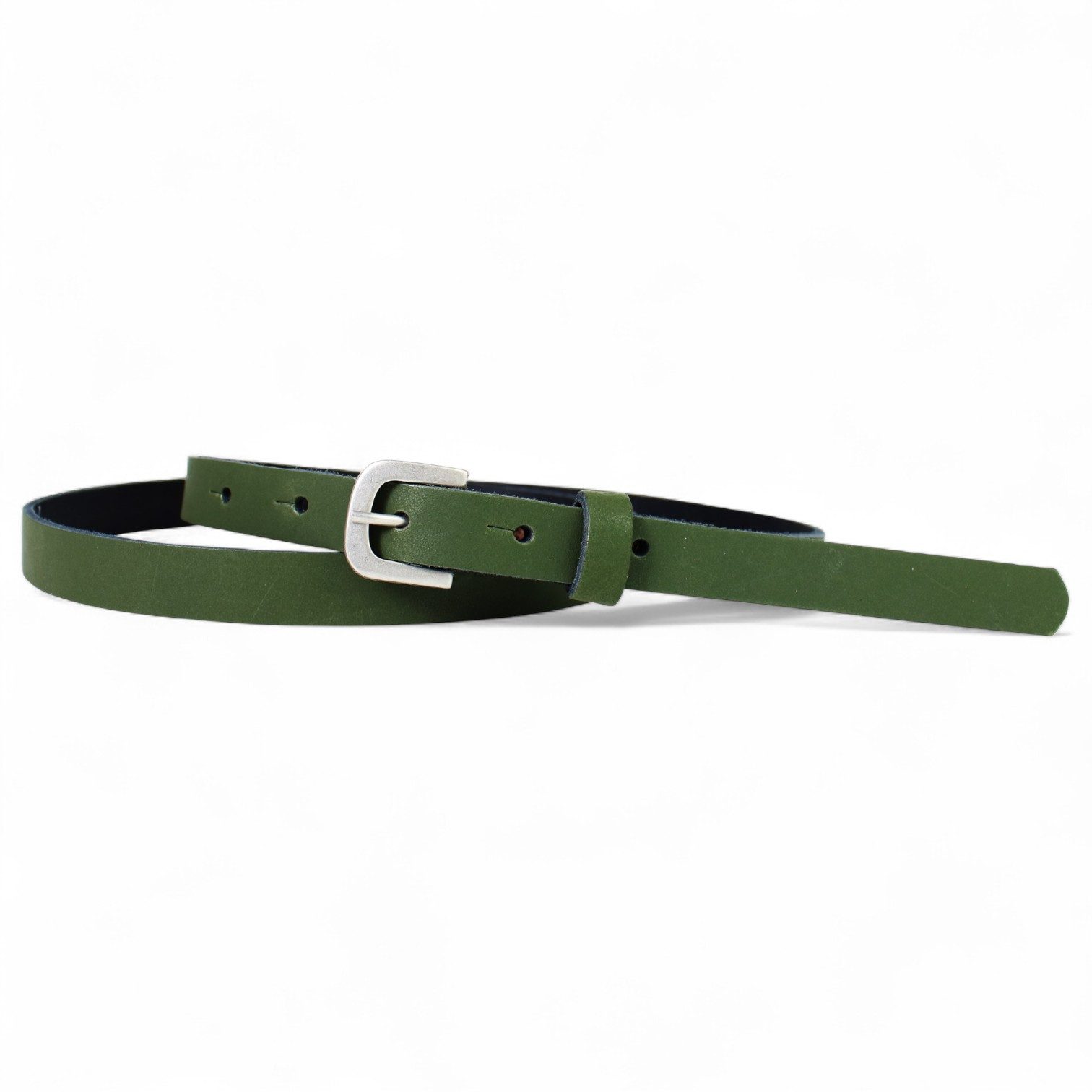 FRONHOFER Taillengürtel Damen Rindsleder (1-St) Schmal, versilbert, Made in Germany
