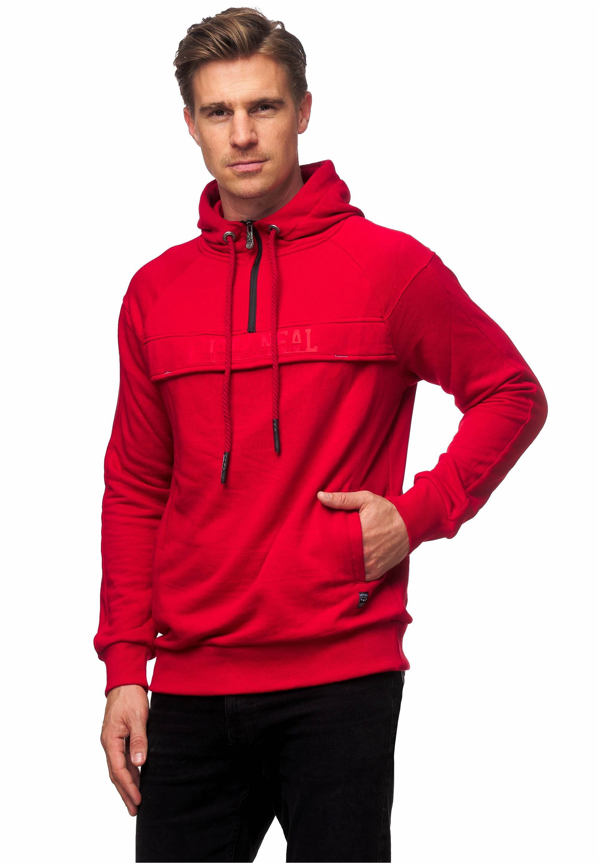 Rusty Neal Kapuzensweatshirt Hoodie mit frontalem günstig online kaufen