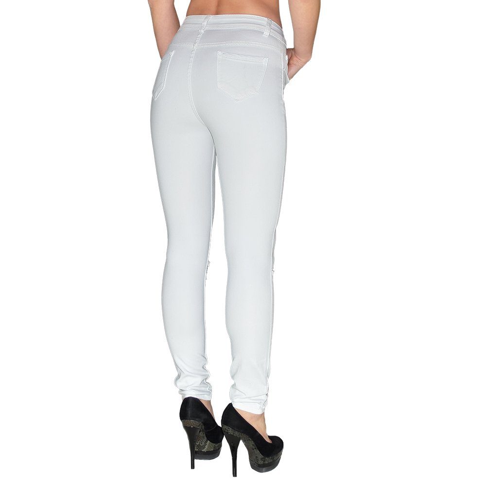 ESRA Skinny-fit-Jeans Z92 Damen Jeans Skinny Hose High Waist