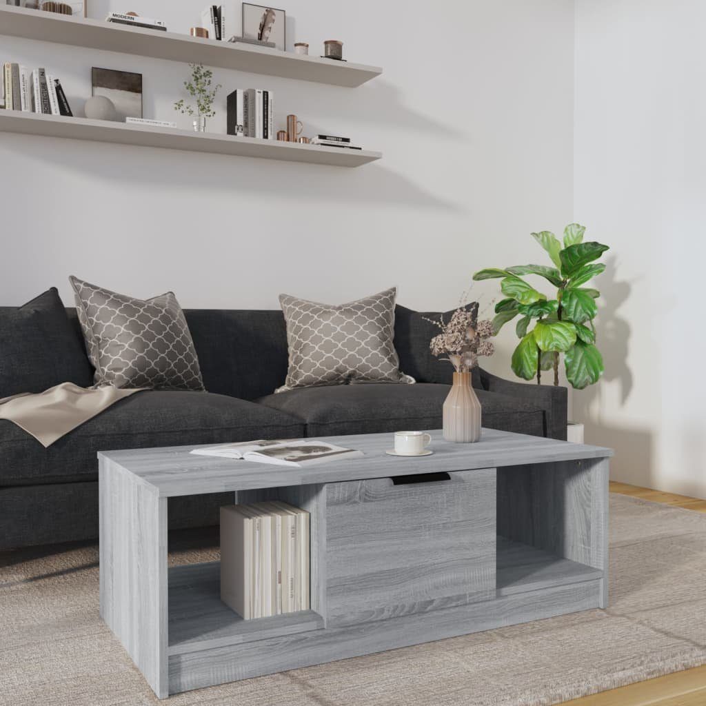 102x50x36 Grau Sonoma Couchtisch cm Sonoma Sonoma Grau vidaXL | Couchtisch Grau (1-St) Holzwerkstoff