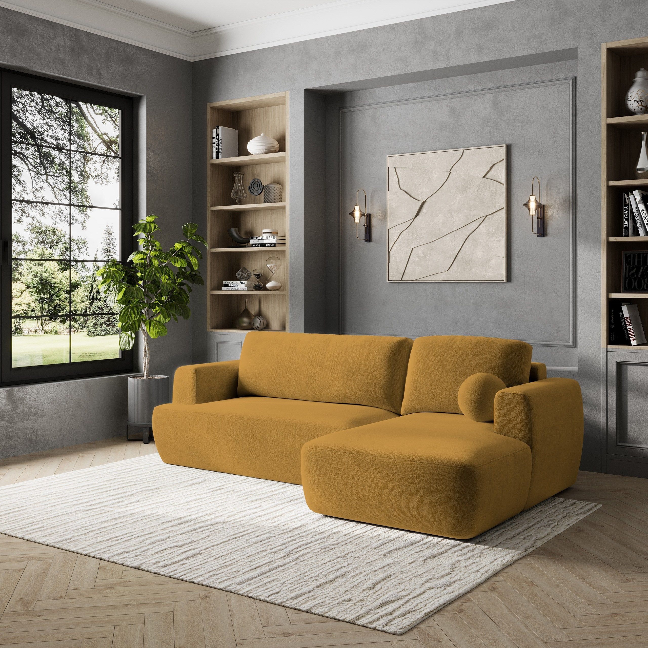 Masseno Ecksofa SENTI mit Schlaffunktion L-Form, günstig online kaufen