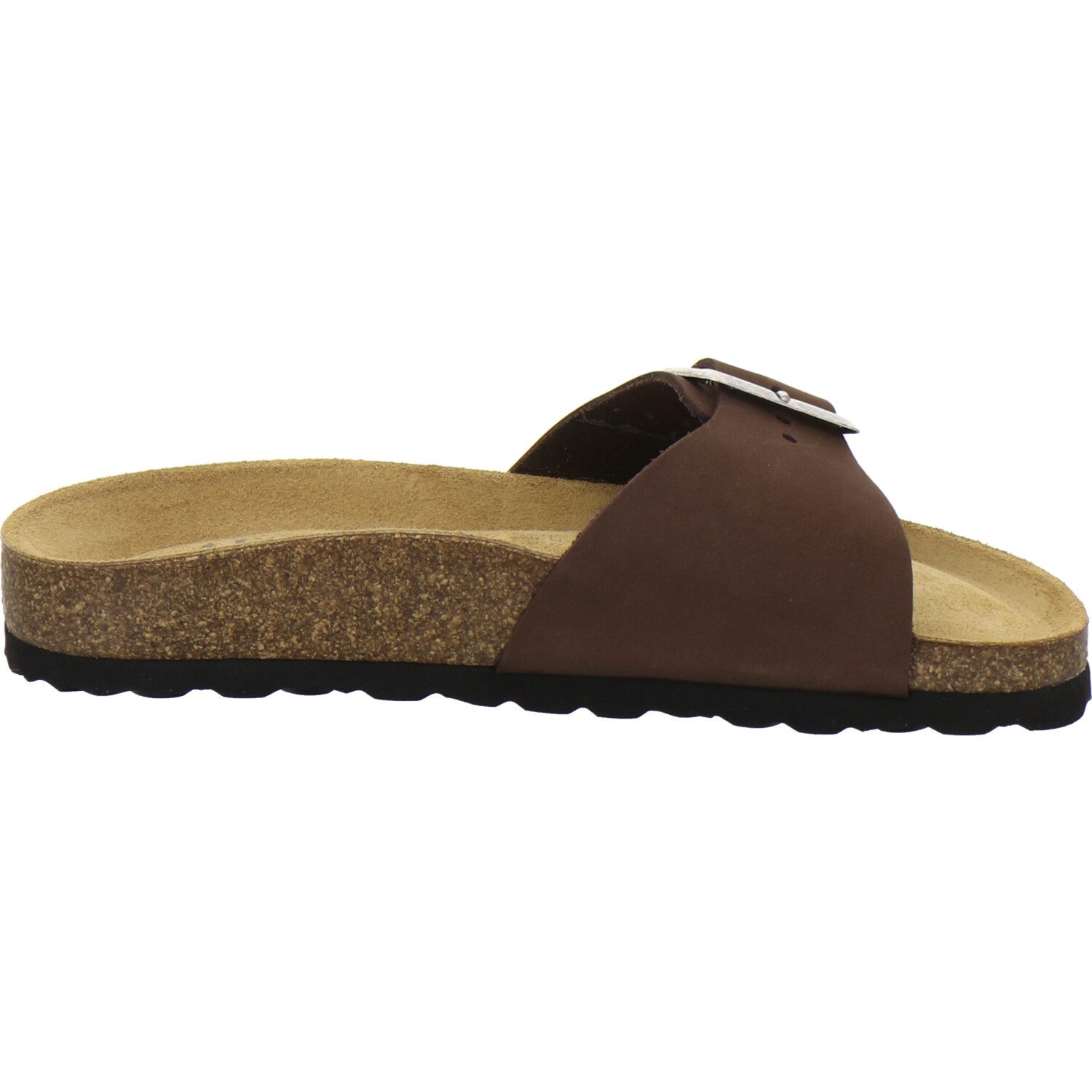 AFS-Schuhe 211267 Sommer Pantolette für Damen mit Fußbett, bequeme Sandalen aus Leder