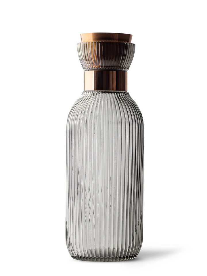 MAMEIDO Wasserkaraffe, aus mundgeblasenem Kristallglas mit edlem Ausgießer in 1 l und 1,5 l