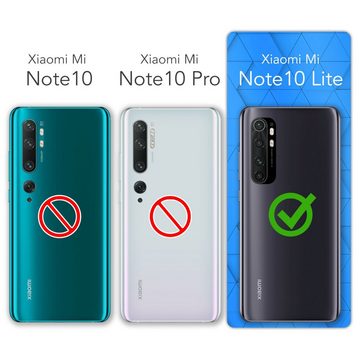 EAZY CASE Handyhülle Slimcover Clear für Xiaomi Mi Note 10 Lite 6,47 Zoll, durchsichtige Hülle Ultra Dünn Silikon Backcover TPU Telefonhülle Klar