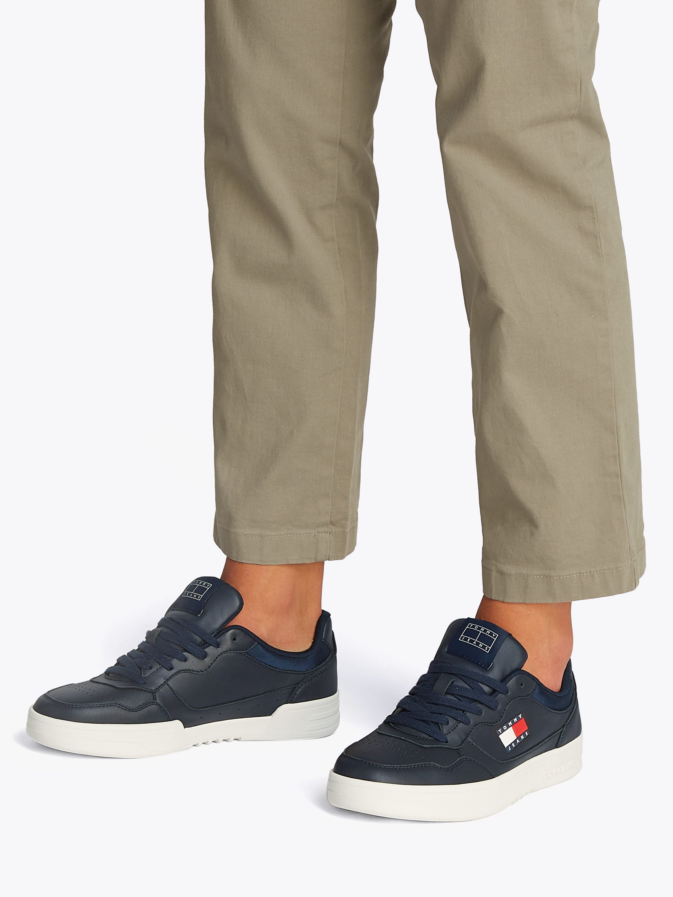 Tommy Jeans (NEW) TJM CUPSOLE LEATHER ESS Sneaker, Freizeitschuh, Halbschuh günstig online kaufen