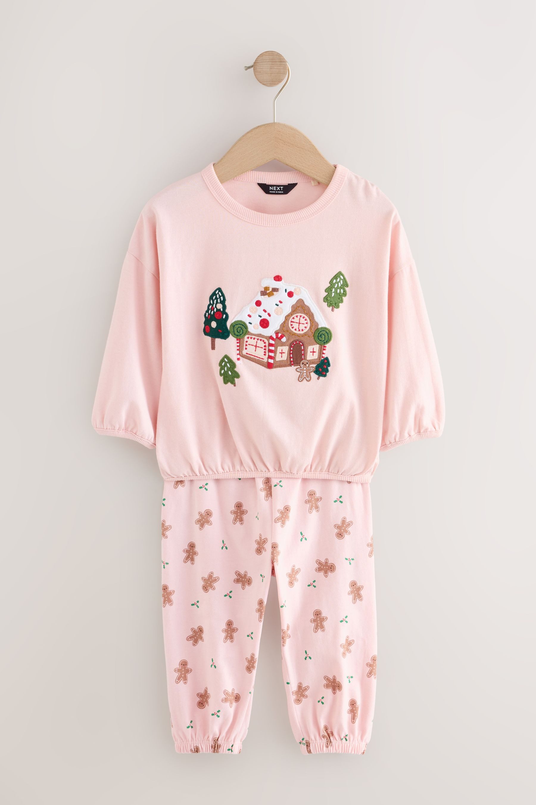 Next Pyjama Weihnachtsschlafanzug im Joggingstil (2 tlg)