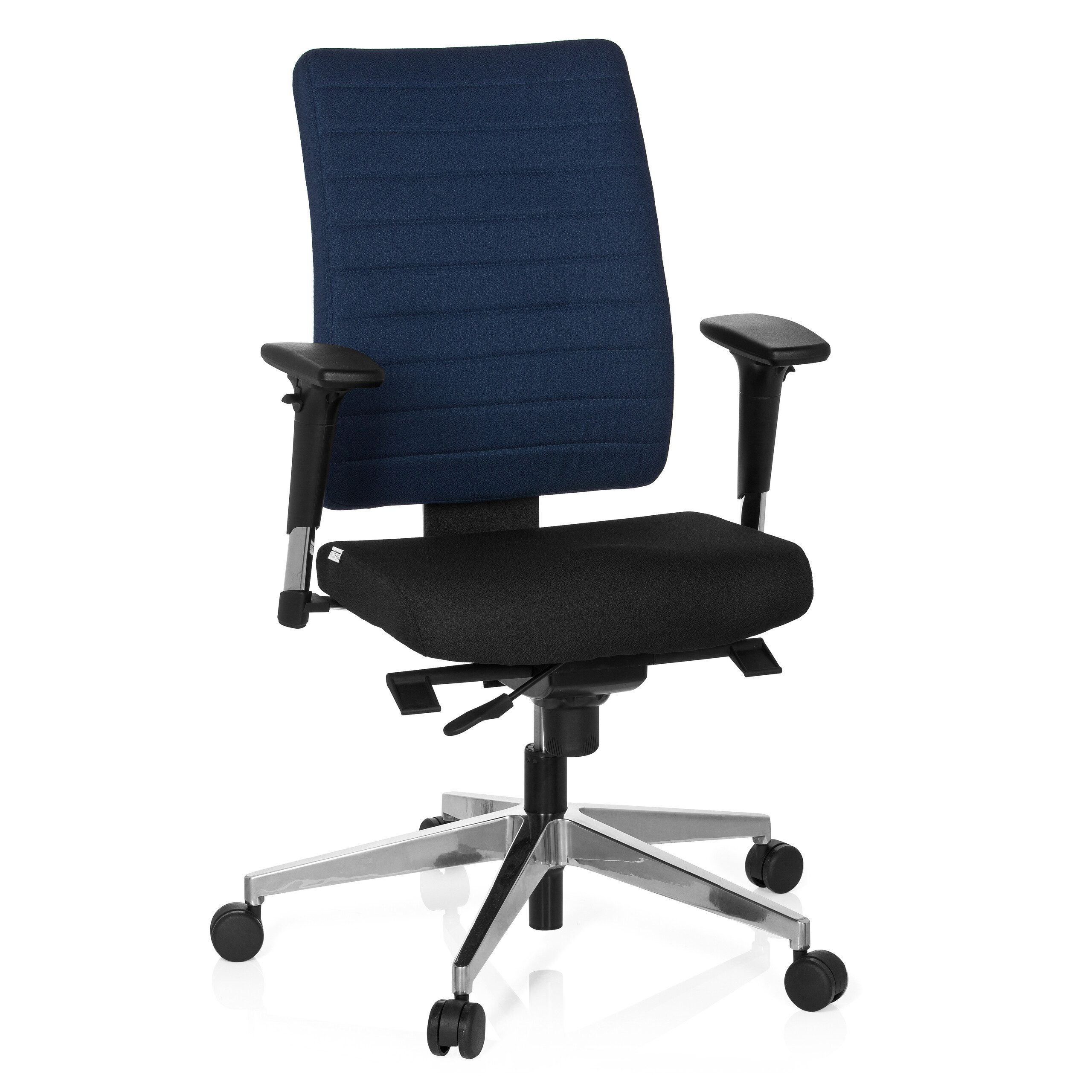 hjh OFFICE Drehstuhl Profi Bürostuhl Pro-Tec 350 Stoff (1 St), Ergonomischer Chefsessel, Schreibtischstuhl höhenverstellbar