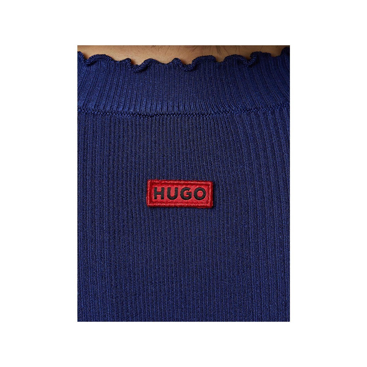 textil (1-tlg) passform HUGO uni Strickjacke