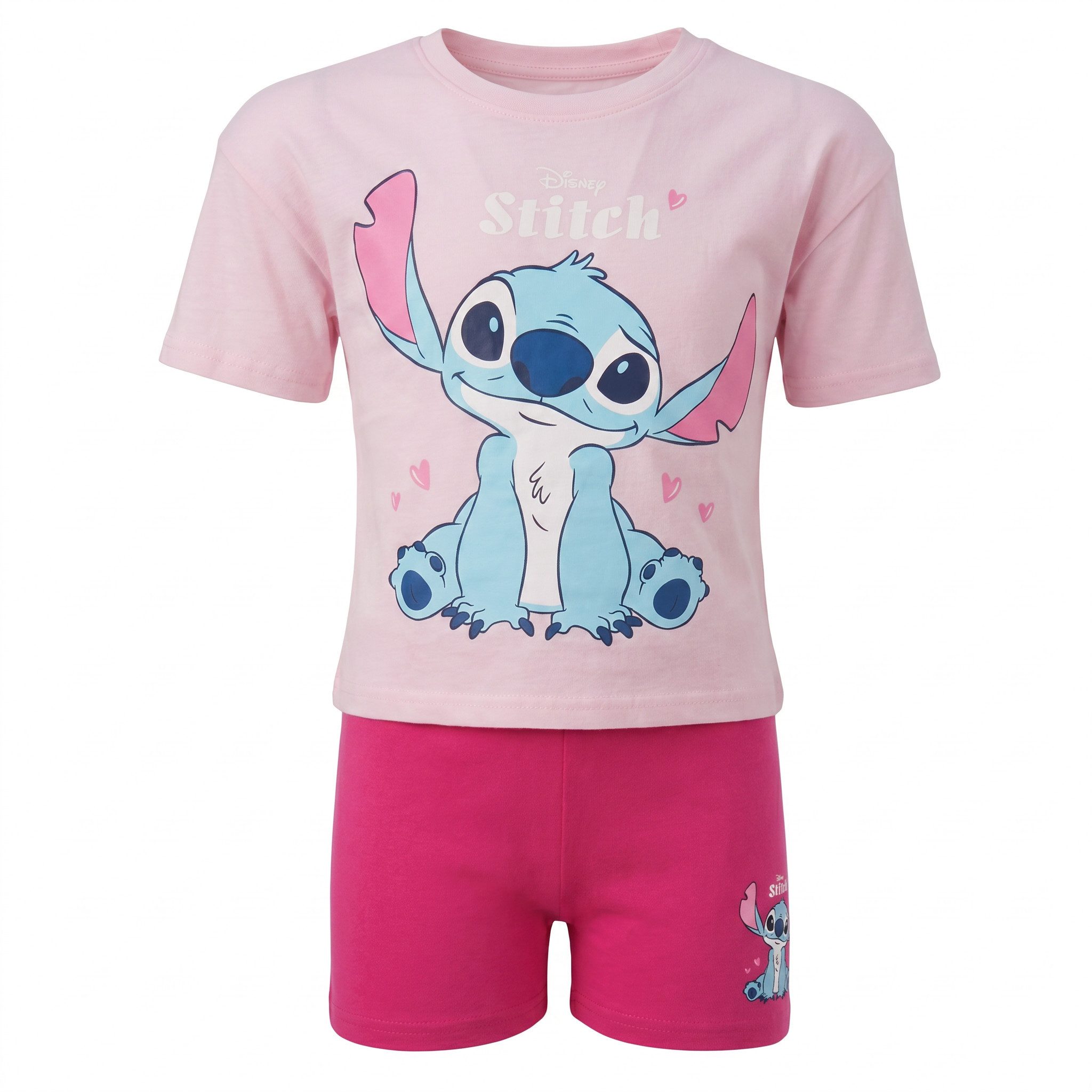 Disney Schlafanzug Disney Lilo und Stitch Kinder Mädchen Schlafanzug Pyjama Shirt Hose Gr. 98 bis 110
