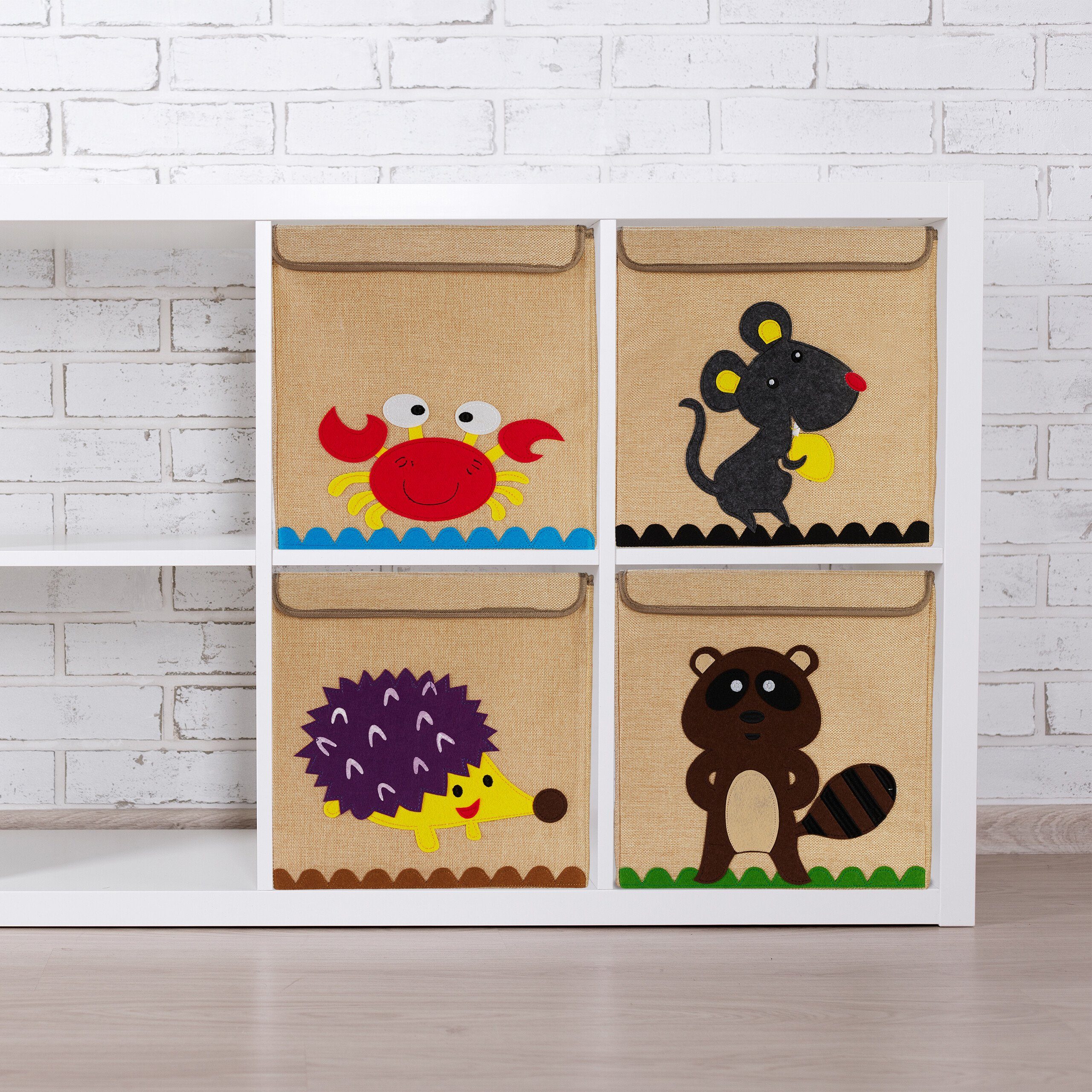 relaxdays Aufbewahrungsbox für Kind, Igel günstig online kaufen