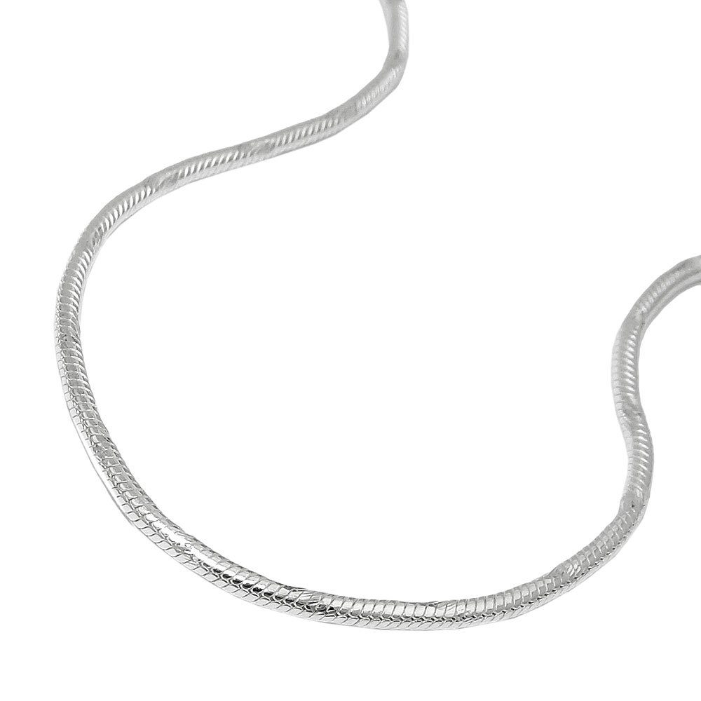 diamantiert Gallay 1,3mm 50cm Silberkette Kette Schlangenkette Silber 925 runde