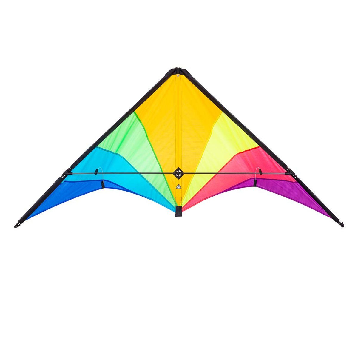 Flug-Drache Lenkdrachen HQ Delta Hawk Neon-Rainbow 146 cm Speed & Power Drachen