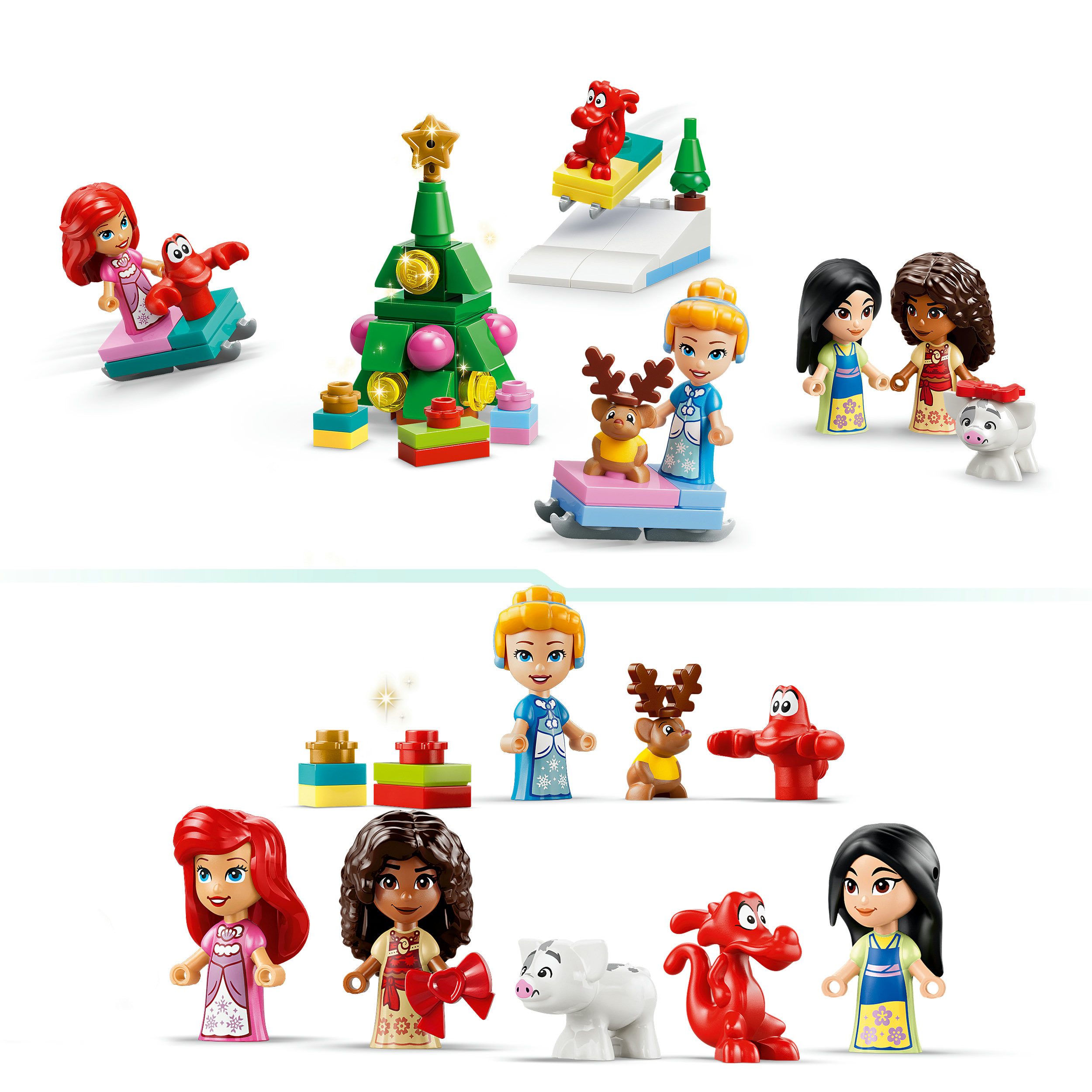 LEGO® Spielzeug-Adventskalender Adventskalender 2026 (43298), LEGO Disney Princess (290-tlg), Made in Europe – Bild 5 von 5